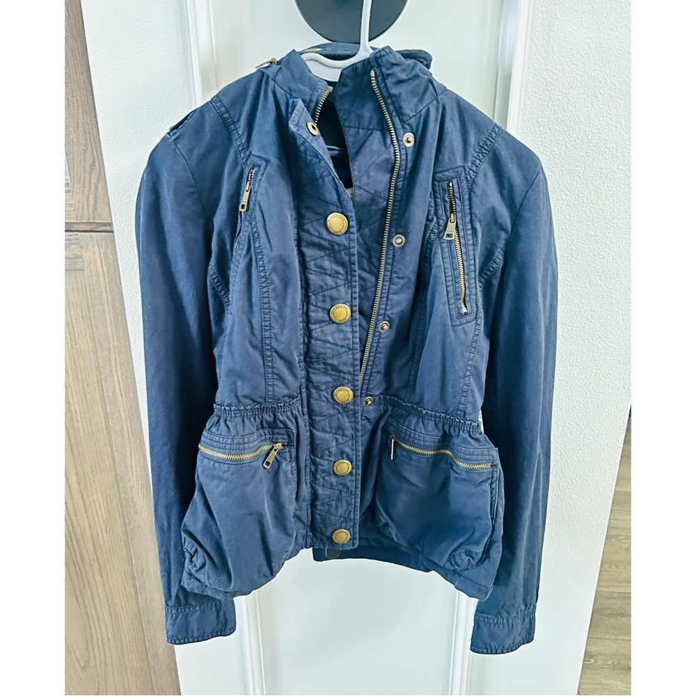 Burberry Brit Cotton Peplum Jacket Size 4